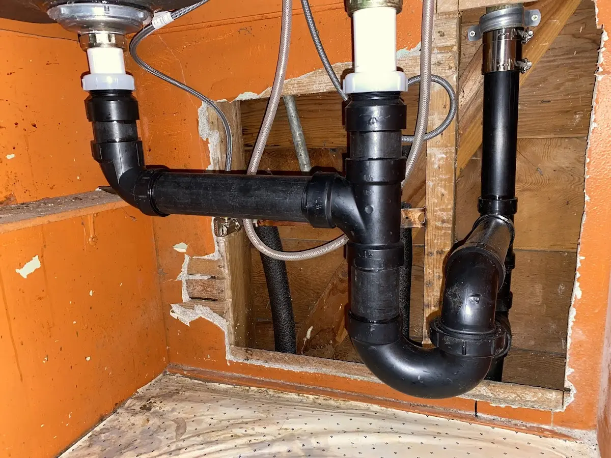 Professional Repiping Services equipment and tools on the job in Clearview